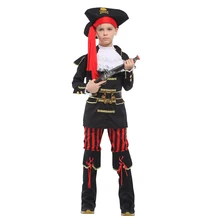 Erkek Fantasia Cosplay giyim korsan kostümleri cosplay cadılar bayramı kostüm çocuklar için süslü elbise karnaval kostümleri çocuk erkek çocuklar için