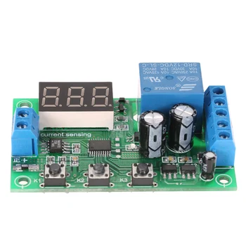 

12V 0-10A DC Current Detection Module Current Sensing Detecting Delay Relay Control Detecting Range DC 0~10A /Accuracy 0.01A