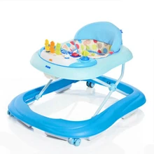 Hot Sale Children Baby Walker Multifunctional Music Plate U Type Folding Easy Anti Rollover Safety Andador Baby Walkers