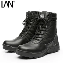Армейские ботинки; мужские дизайнерские зимние ботинки на молнии со стальным носком; тактические ботинки Delta SWAT; обувь для мужчин; черные военные ботинки
