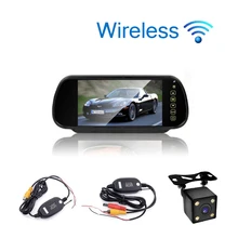 Автомобильный Стайлинг, беспроводной 7 дюймов TFT ЖК-экран, монитор заднего вида, дисплей для заднего вида, камера заднего вида, автомобильный ТВ дисплей, Wi-Fi