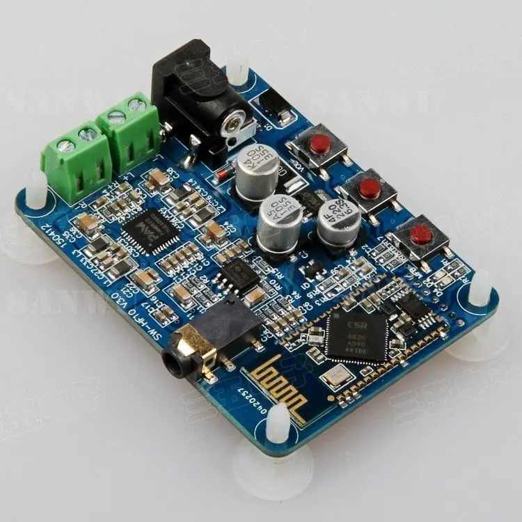 

Bluetooth 4.0 Audio Receiver Board Wireless Stereo 10Wx2 Amplifier Sound Module