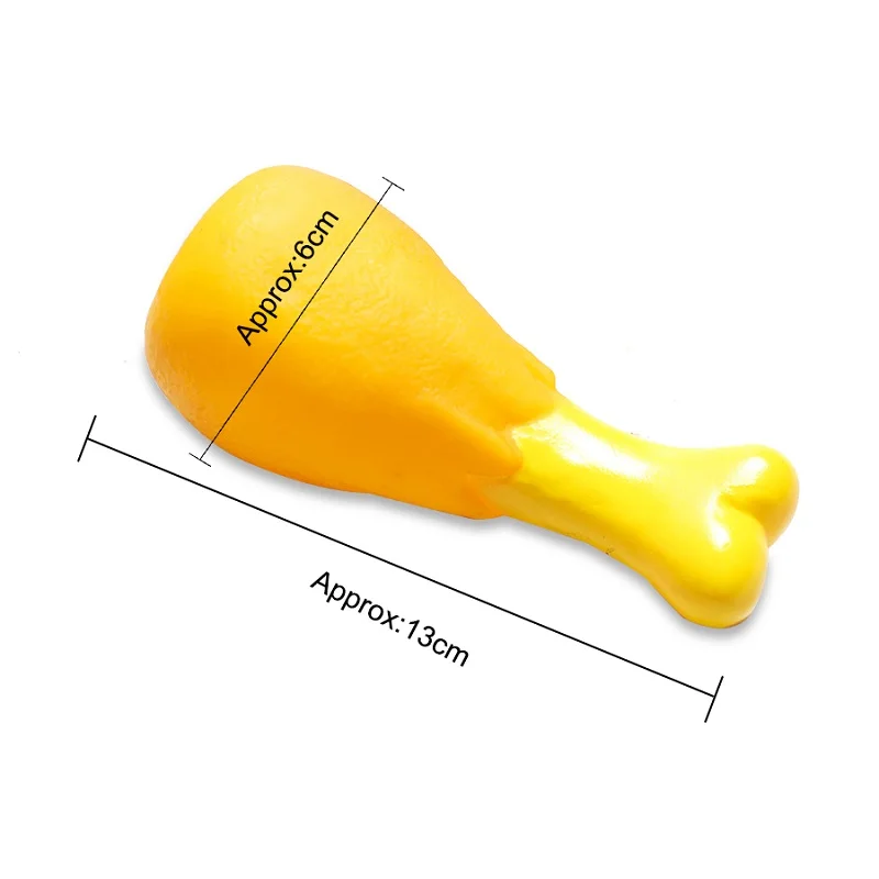 1PCS Rubber Pet Dog Squeak Toys Shoes Mice Bone Hamburger Screaming Chicken Sound Dog Chew Toys For Small Dogs - Цвет: drum stick toy