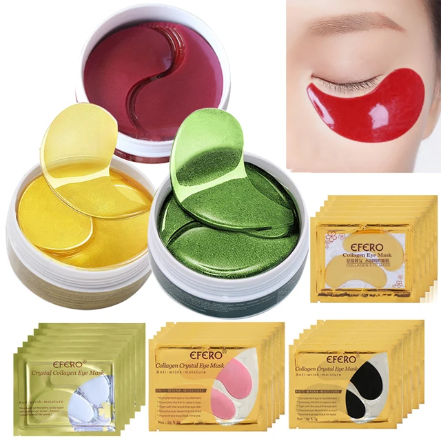 60pcs Collagen Eye Mask Eye Patches Under the Eyes Dark Circles