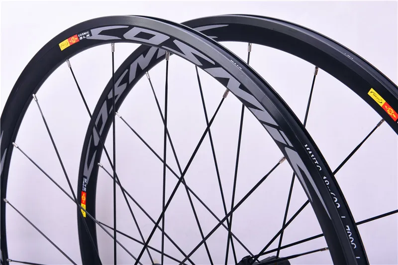 Clearance 700C Carbon hub 40MM Wheelset hot sale 2018 bmx Road bicycle wheel Aluminium alloy ring Wheel brake V road bike COSMIC 3