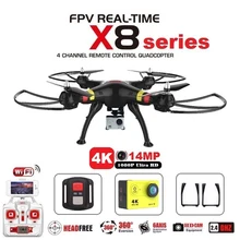 Syma X8G X8C X8W X8HG X8HW X8 FPV RC Drone Dengan H9R 4 K Kamera Helikopter RC Remote Control Quadcopter Drone RTF Helikopter