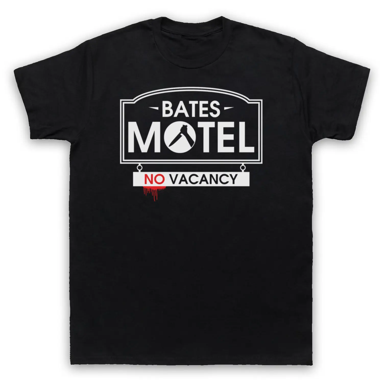 

HITCHCOCK UNOFFICIAL PSYCHO BATES MOTEL T-SHIRT MENS LADIES & COLS