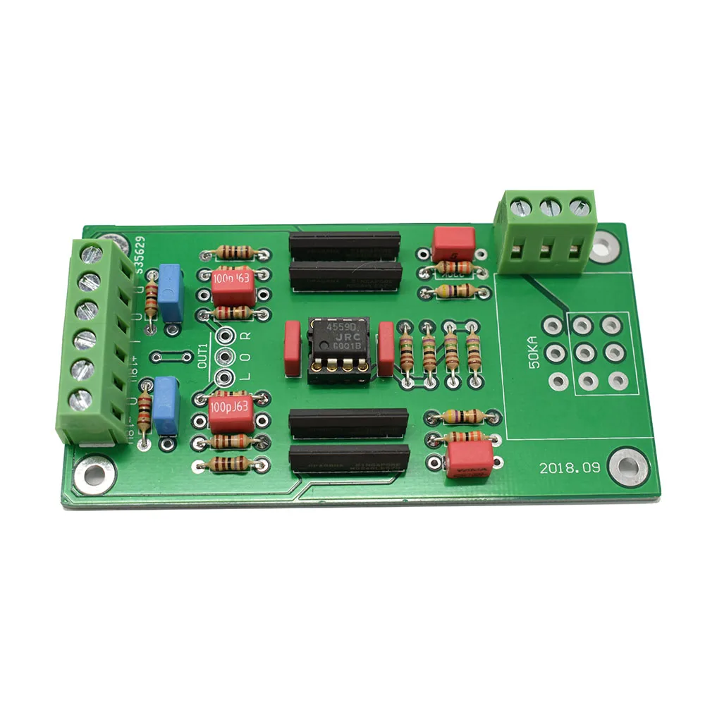 Lusya Классическая плата предварительного усилителя для справки A25 preamp RC4559 dual op amp