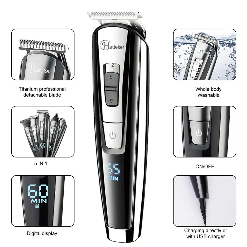 All In One Grooming Kit Electric Shaver For Men Face Body Beard Hair Trimmer Electric Razor Rechargeable Shaving Machine Set