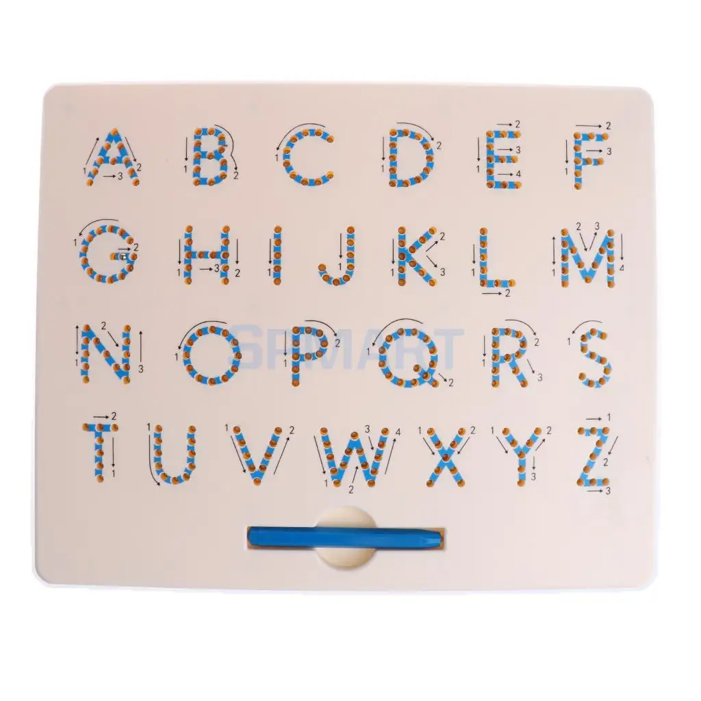 Magnetic Drawing Board Magnet Tablet Alphabet A to Z Educational Doodle Sketch Writing Pad Toddler Baby Developmental Toy