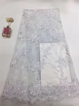

Hot sale tulle mesh cloth African party French net lace fabric for party dress PDN216(5yards/lot)