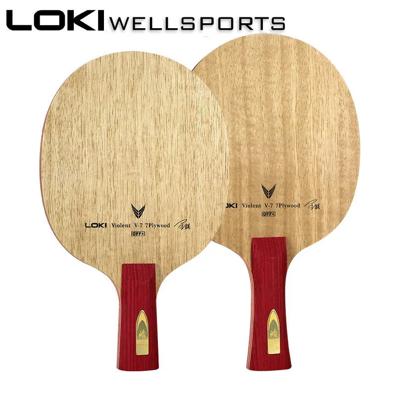 

LOKI V7 Clcr Table Tennis Blade Professional Ping Pong Pad Attack Offensive Ping Pong Racket Blade 7 Ply With Wang Hao Signature