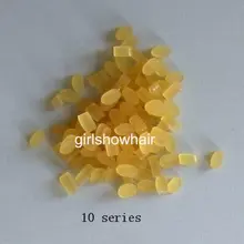 100 г желтый кератин зерна кератин клей пелета гранулы для наращивания ногтей, 10 серия
