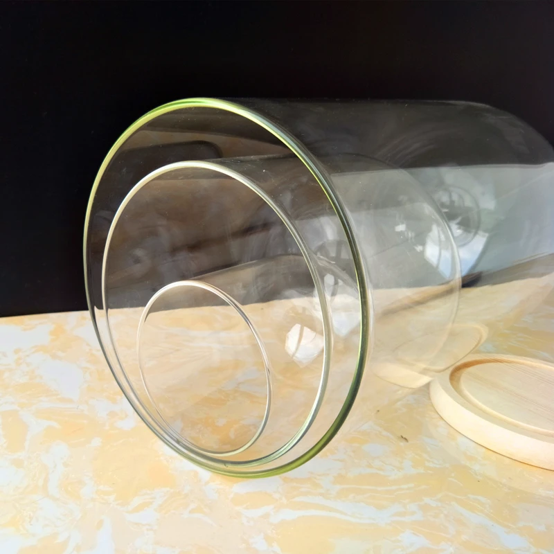 20*35 см диаметр = 20 см Высота = 35 см разное основание стеклянная купольная ваза стеклянная крышка ваза подарок другу домашнее свадебное украшение