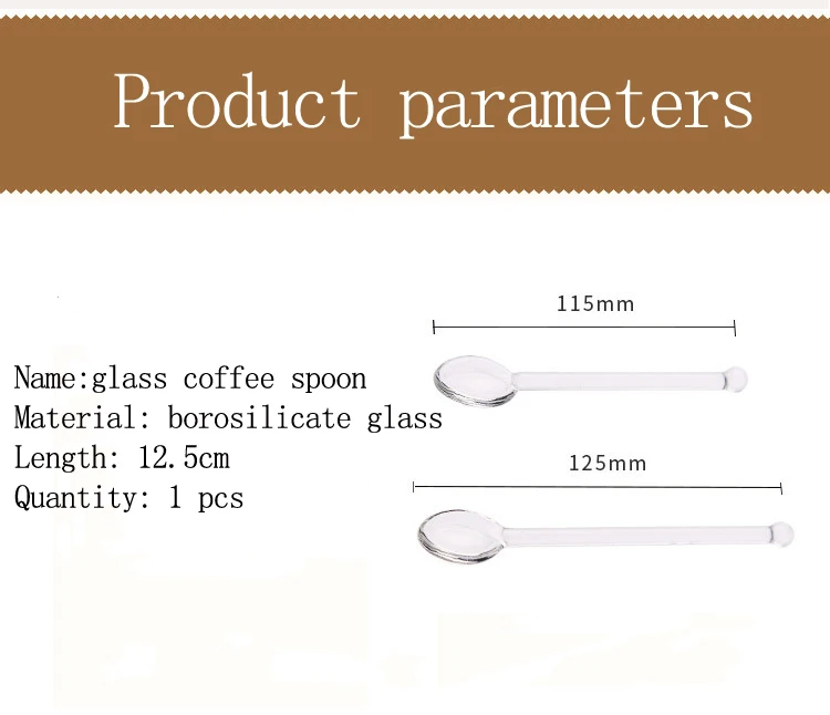 1 шт. прозрачная стеклянная кофейная ложка с длинной ручкой десертная кофейная ложка кофейные ложки кухонные аксессуары чайная ложка