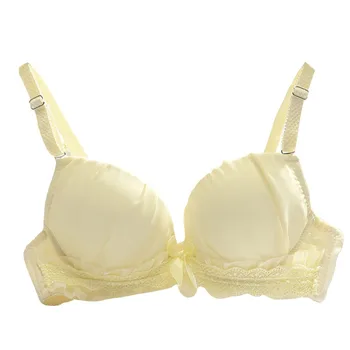 

Womens Sexy Lingerie 3/4 Cup Plus Size Gather Three-Breasted Adjustable Shoulder Strap Thin Section Girls Bra New