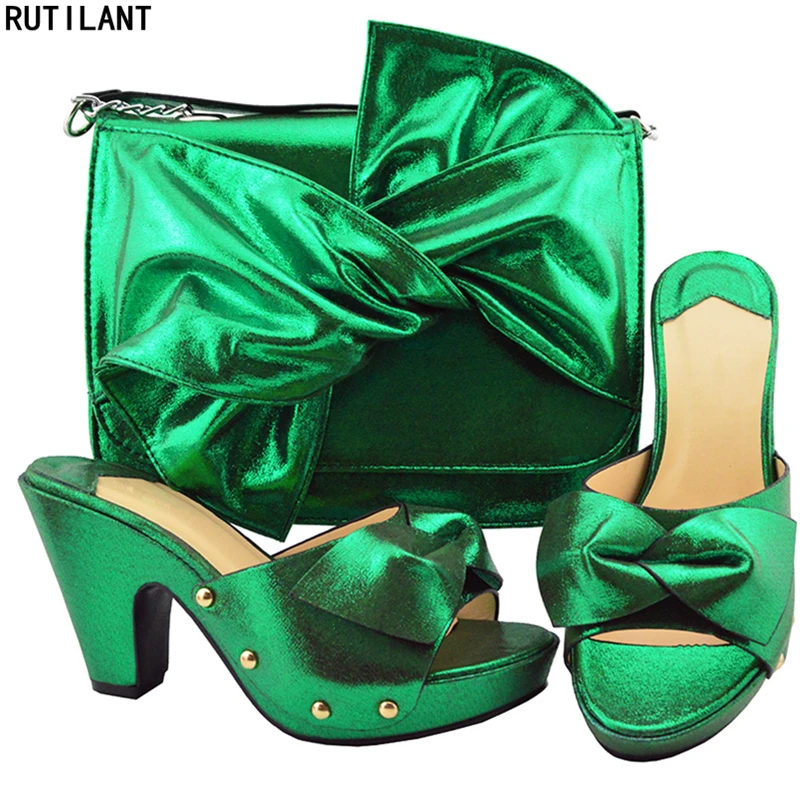 

Arrival Matching Italian Shoes and Bags Set for Party In Women Shoes and Bags Set In Heels African Wedding Shoes and Bags Sets