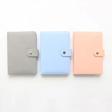 Domikee милый корейский твердый переплет кожаный планировщик, органайзер, записные книжки, мультяшный Дневник для студентов, детский подарок, канцелярские принадлежности А6