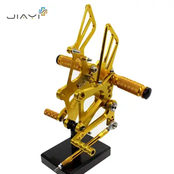 

CNC Billet Motorcycle Adjustable Rearset Foot Pegs Pedals Rest Rear set Racing For Honda CBR 250 R CBR250RR 2010-2012 11 G