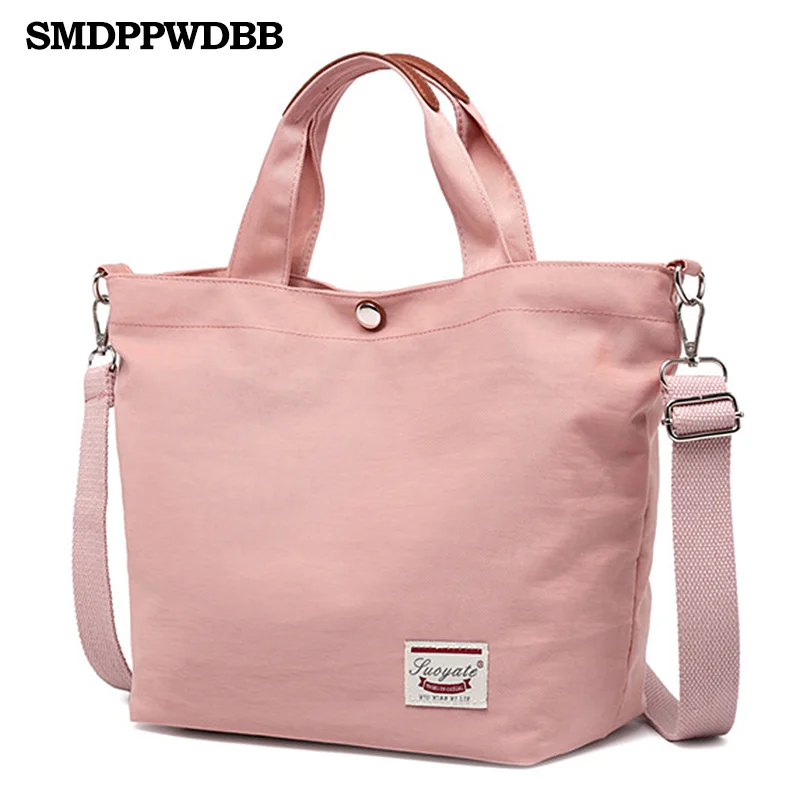 2019 Canvas Shoulder Bag Tote Ladies Hand Bags Casual Handbags For Women Messenger Bolsos Mujer Bolsas Feminina Sac A Main huismerk kopen in de aanbieding