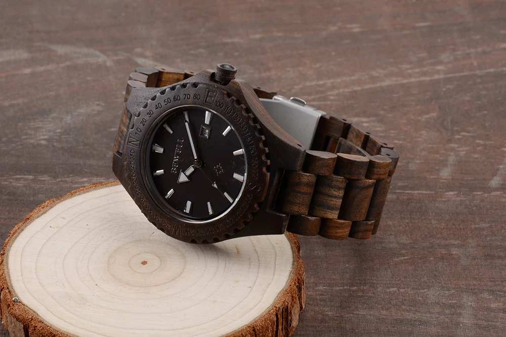 BEWELL WOODEN WATCH