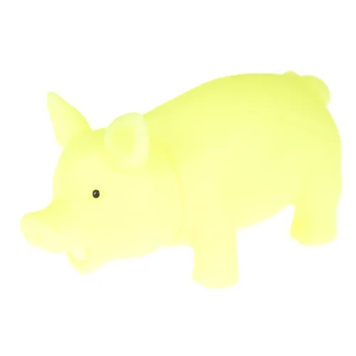 cute Rubber Pig Chew Toys Chew Squeaker Pig Release Stress Toy Gag Toy