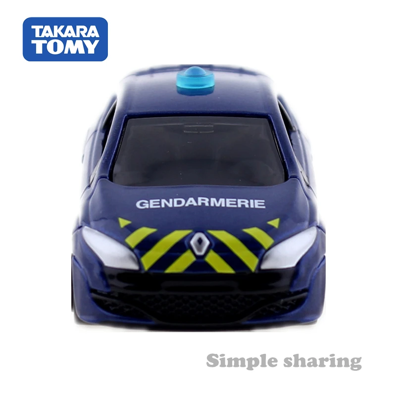 Takara Tomy Tomica No.44 MEGANE RENAULT Sport gendamery 1:67 литая Игрушечная модель автомобиля