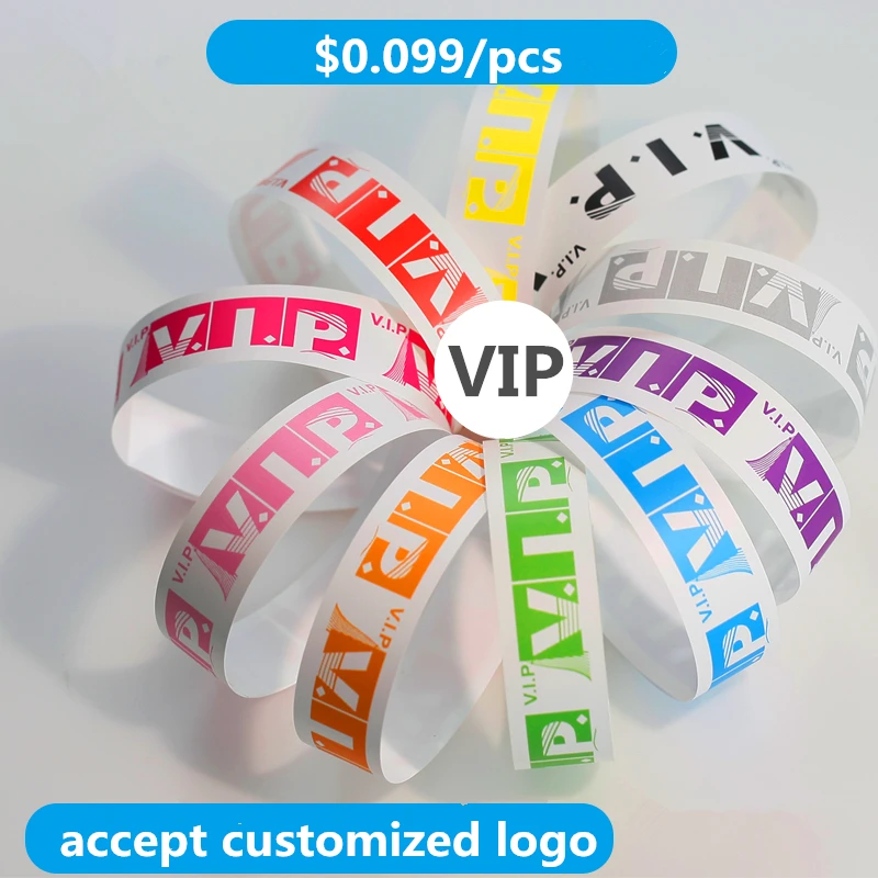 VIP tyvek wrist band