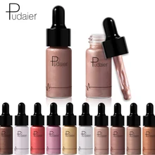 Pudaier Brand Facial Lips Highlight Face Bright Liquid Shimmer Liquid Bronzers Highlighter Face Contour Foundation Makeup