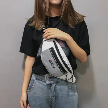 

2019 NEW FASHION Neutral Outdoor Zipper Canvas Messenger Bag Sport Chest Bag Waist Bag teenager girls @8