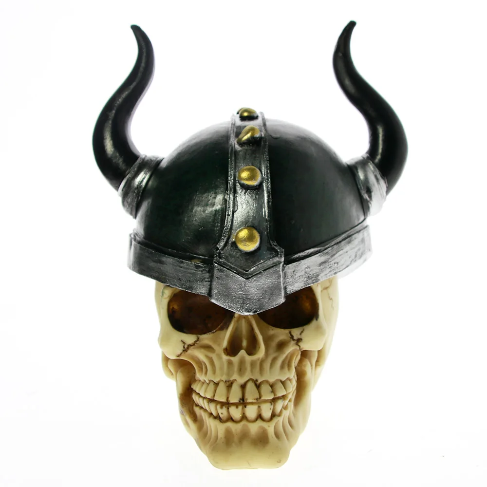 Halloween Funny Couple Skull Decor For Home Transfiguration Skull Statue Art Sculpture For Home Office Haunted House
