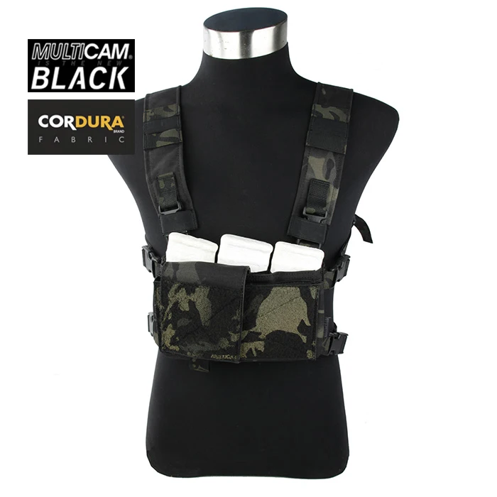 

TMC Multicam Black Modular Fighter Combat Ultra Compact Micro Chest Rig(SKU051198)