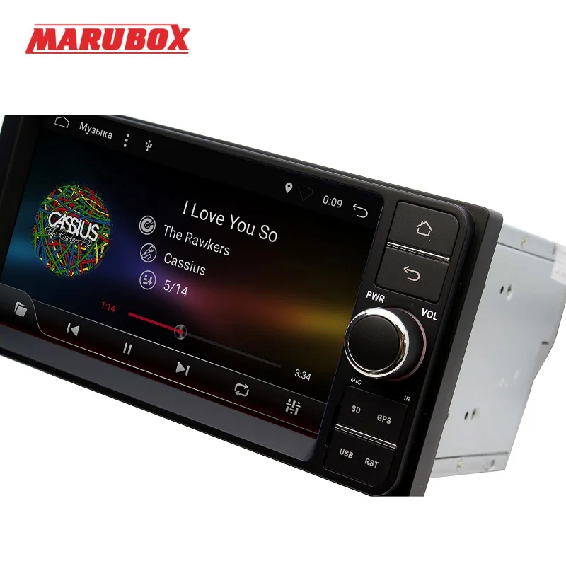 Cheap Car Multimedia Player Universal For Toyota,MARUBOX 7A701DT8, Android 8.1, 8 Core,Radio chips TEF6686,2GB RAM,32G ROM,DSP,GPS,USB 4