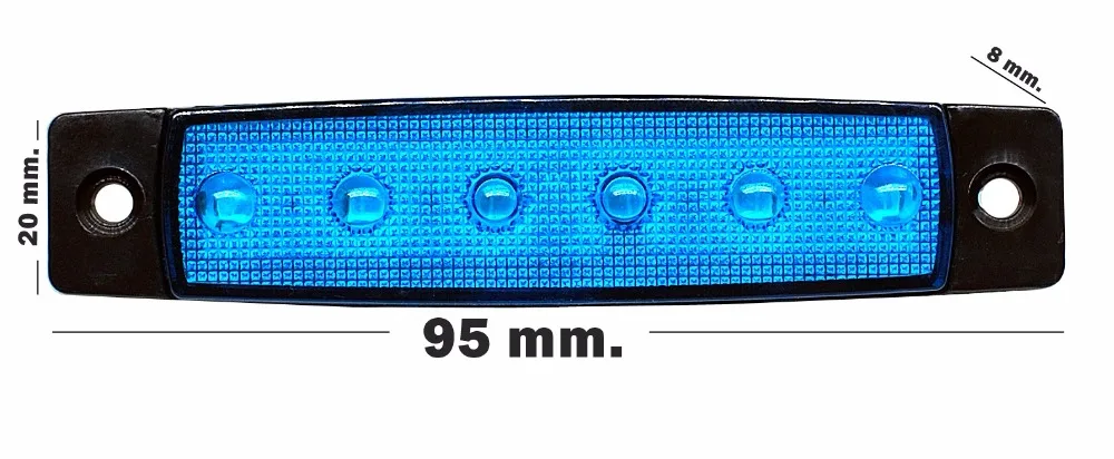 10X12 V/24 V DC 6 светодиодный(белый, красный, янтарный, синий, зеленый) морской светодиодный габаритный светильник, задний светильник для грузовика, прицепа, автобуса с винтами