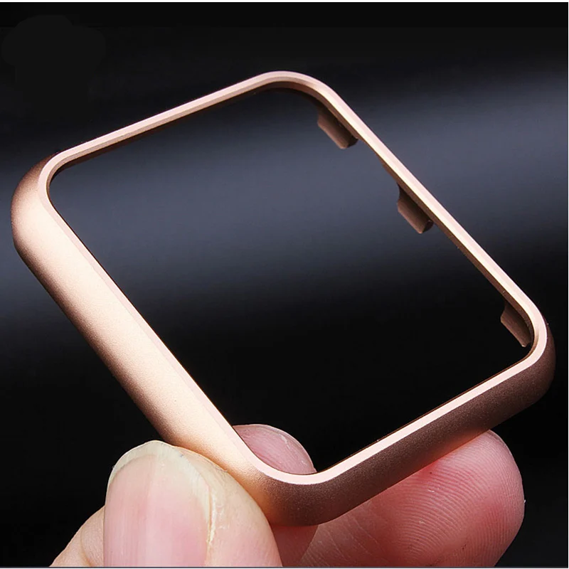 Metal cover case for apple watch series 6 se 5 4 3 44mm 40mm 42mm 38mm Aluminum Frame protective