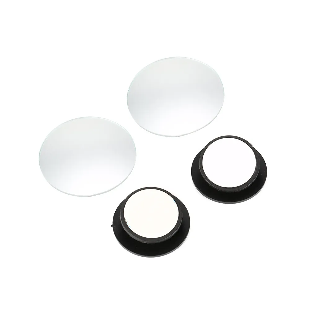 

1 pair 360 Degree frameless ultrathin Wide Angle Round Convex Blind Spot mirror for parking Rear view mirror high quality