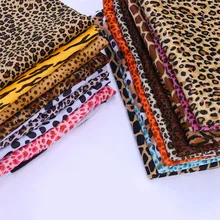 Животные узоры Тигр Печатный Леопард короткий ворс искусственный мех Ткань для костюмов/украшение дома подушка игрушка ткань
