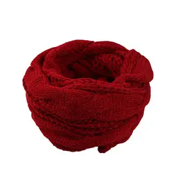 Женский шарф, шарфы, шейный платок, вязание, сплошной цвет, сохраняет тепло для зимы, MUG88