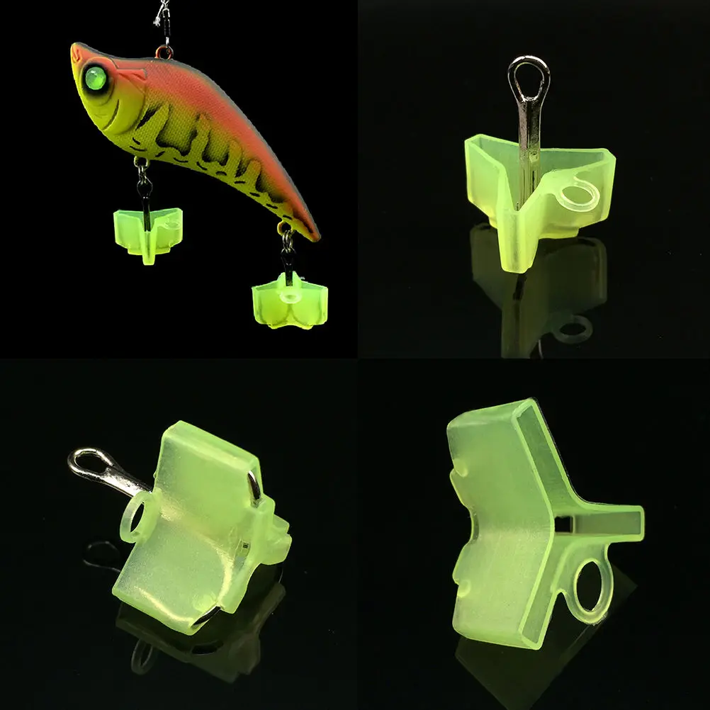 10Pcs Plastic Treble Hook Protectors Covers for Fishing Lures 3 Sizein
