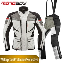 1 комплект профессиональный мужской водонепроницаемый теплый ветрозащитный мотокросса Внедорожный гоночный мотоцикл куртка и брюки