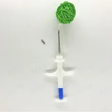 200 шт./лот 134,2 кГц ISO FDX-B, верхняя одежда для детей с рисунком собаки 1,4*8 мм для домашних животных шприц для микросхем идентификации животных имплантируемые шприц для впрыскивания