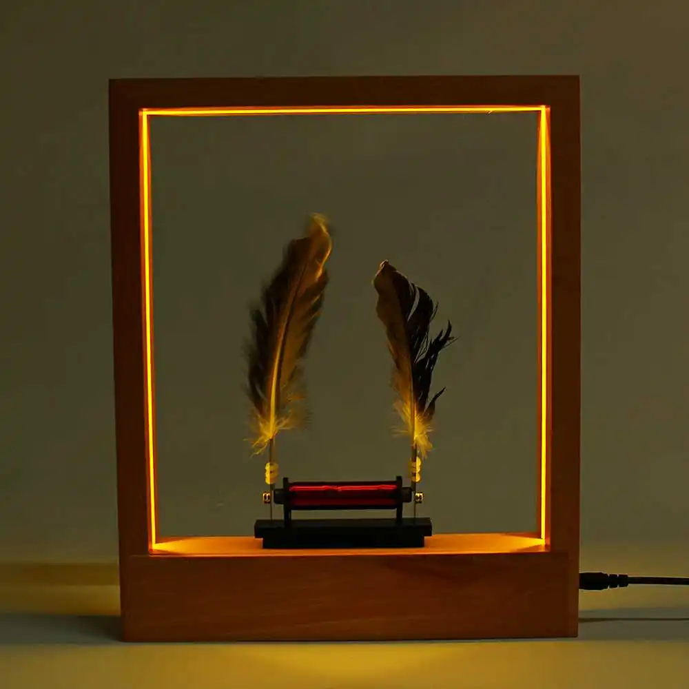 

Slow Frame Time Slow Motion Frame LED Optical Illusion Sculpture Photo Frame Time Frame LED Light Night Desktop Home Decoration