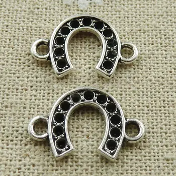 

300 pieces tibetan silver clevis connectors 20x14mm #496