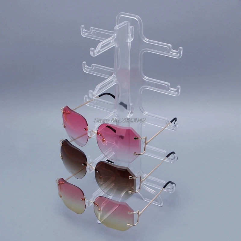 5 слоев очки солнцезащитные очки серьги Показать Стенд держатель кадров стойки ювелирных Дисплей инструмент-W128