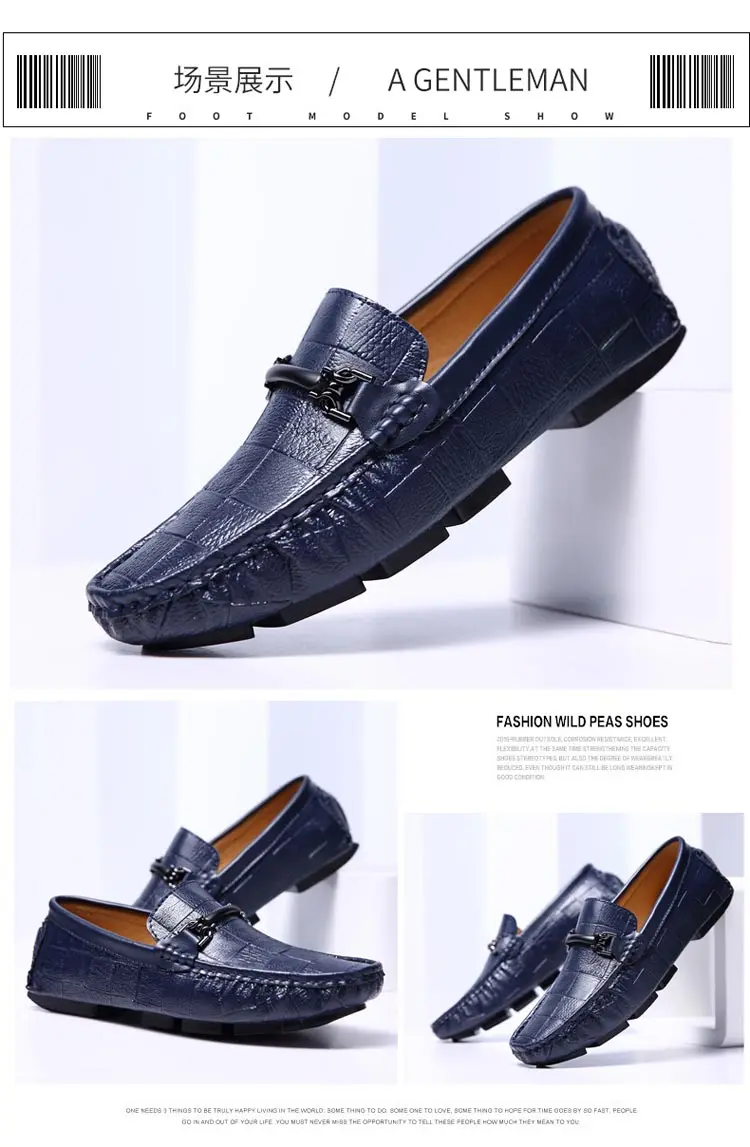 marca de luxo 2019 mocassins dos homens