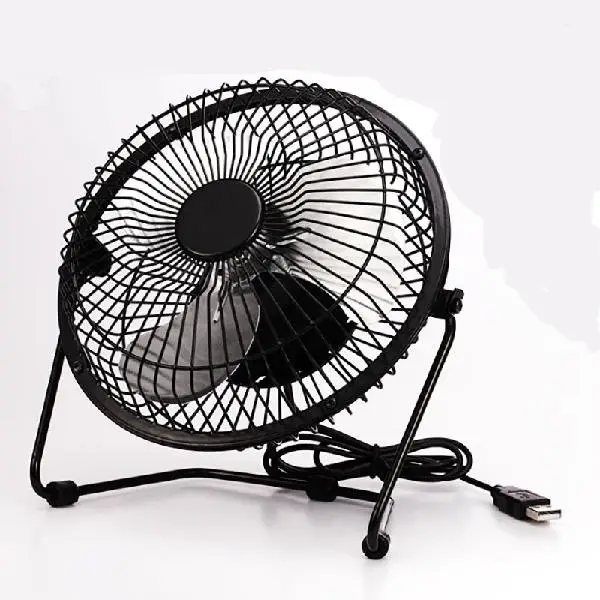

Adoolla 6 Inch Mini Desktop USB Charging Portable Metal Fan Decoration