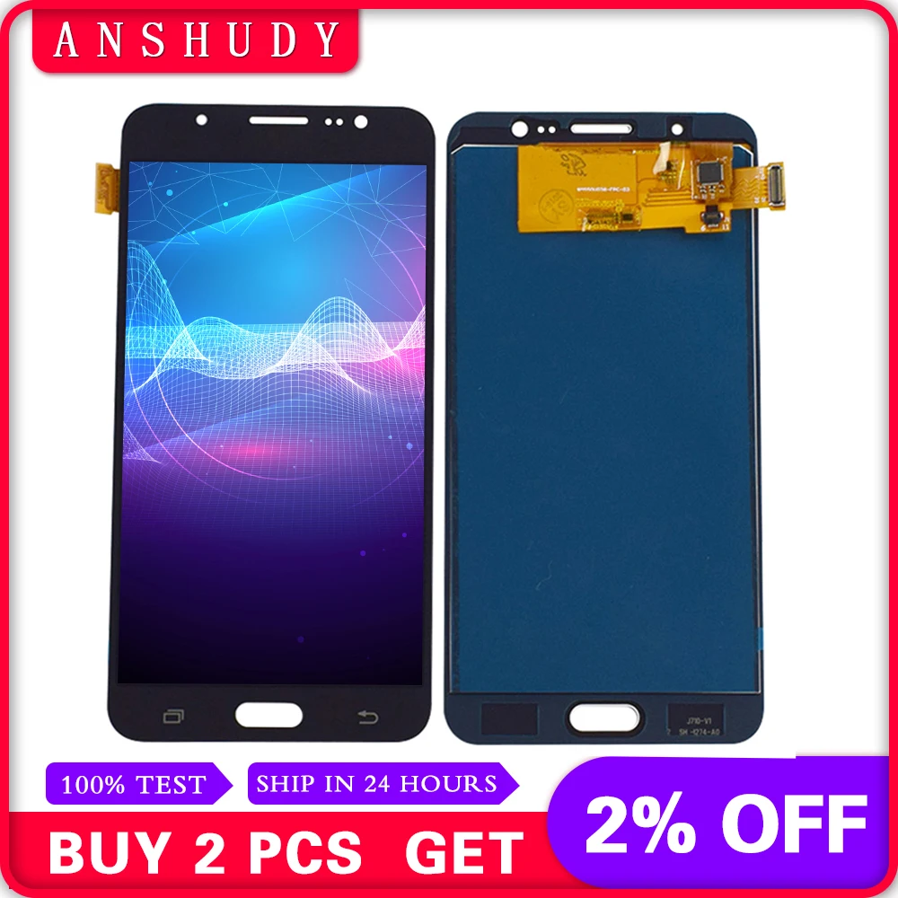 

For Samsung Galaxy J7 2016 J710 J710F J710M J710H J710FN LCD Display Panel Module + Touch Screen Digitizer Sensor Assembly