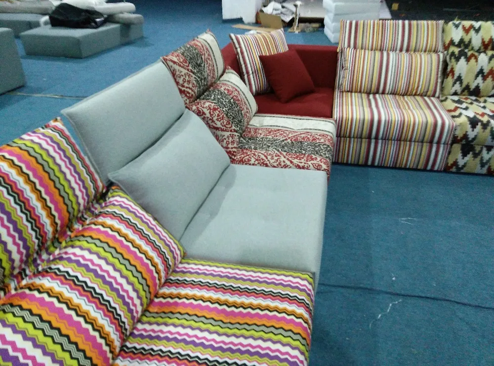 Beanbag Top Fashion Sectional Sofa Chaise Sofas For Living Room 2017 Modern Set Fabric Sectional Sofa Hot Sale Cheap Price Home