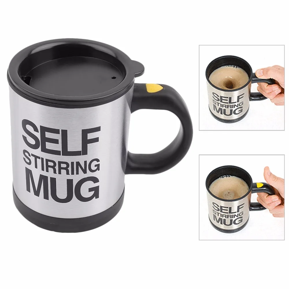 

Electric Automatic Coffee Mixing Cup / Mug Drinkware Stainless Steel Cup Coffee Mug Self Stirring Tea Cup Tool High Quality