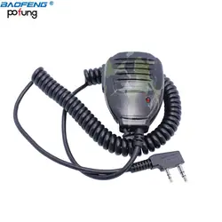 Камуфляж Baofeng ручной микрофон Динамик микрофон для Baofeng dm-5r UV-5R 5RA/B/C/D/E UV-3R плюс BF-888S GT-3 Двухканальные рации